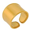Stylish 304 Stainless Steel Wide Cuff Ring for Women RG2914-2-1