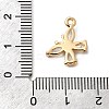 Brass Micro Pave Clear Cubic Zirconia Pendants ZIRC-F146-05A-G-3