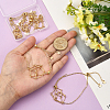 5Pcs Adjustable Braided Brass Macrame Pouch Cable Chain Slider Bracelet Making BJEW-BBC0001-17A-4