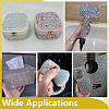 Glitter Resin Hotfix Rhinestone DIY-WH0622-417A-5