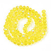 Electroplate Glass Beads Strands EGLA-A044-T6mm-L29-3