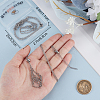 2Pcs 304 Stainless Steel Macrame Pouch Necklace Making for Gemstone Nuggets NJEW-BBC0001-27B-3