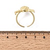 Brass Cuff Open Rings for Women RJEW-F216-04G-5