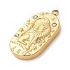 304 Stainless Steel Pendants STAS-F349-03G-06-2