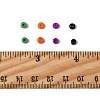 100G 4 Colors Halloween Baking Paint K9 Glass Seed Beads SEED-FS0001-42-5