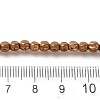 Electroplated Synthetic Non-magnetic Hematite Beads Strands G-C154-A01-01E-4