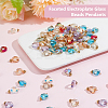100Pcs Electroplate Glass Beads Pendants FIND-PH0008-59-4