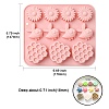 2Pcs Bees & Flower & Honeycomb Shape Silicone Molds ST-CJ0043-008-2