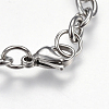 Non-Tarnish 304 Stainless Steel Cable Chains Necklaces LS-NJEW-F242-08P-3