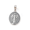 999 Fine Silver Religious Medal Pendants STER-C006-02AS-1