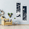 Moon & Sun Pattern Polyester Decorative Wall Tapestrys AJEW-WH0399-020-2