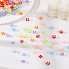 560Pcs 7 Colors Transparent Acrylic Beads TACR-LP0001-03-1