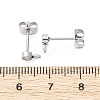 304 Stainless Steel Stud Earring Findings LS-STAS-V003-10P-03-3