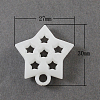 Opaque Acrylic Pendants X-SACR-R695-2-1