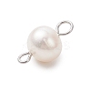 Natural Cultured Freshwater Pearl Round Links PALLOY-JF04219-01-5