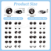 96Pcs 24 Style Glass Doll Craft Eyes Cabochons DIY-OC0011-82A-2