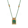 Brass and Enamel Pendant Necklaces FS-WG2CA9F-17-1