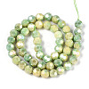Anti-Tarnish Electroplate Glass Beads Strands EGLA-T021-10mm-15-12-2