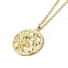Brass Micro Pave Clear Cubic Zirconia Pendants Necklaces NJEW-K269-03A-G-1