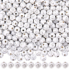 500Pcs Plating Acrylic Beads PACR-SP0001-09A-1