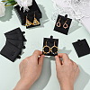 24Pcs PU Leather & Sponge Jewelry Pendant Nceklace Display Cards NDIS-SP0001-03B-01-4