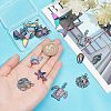20Pcs 10 Style Alloy Pendants FIND-CA0005-81-3