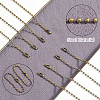100Pcs Steel Ball Chains for Price Tag Chains FIND-SP0002-58AB-6