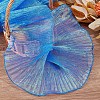 Polyester Organza Ruffled Pleated Lace Fabric Trim OCOR-WH0070-15B-5