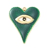 304 Stainless Steel Enamel Pendants STAS-F360-16G-01-1