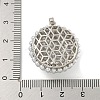 Rack Plating Brass & ABS Plastic Imitation Pearl Pendants KK-N255-03A-P-RS-3