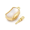 Rectangle Brass Box Clasps KK-P291-48G-02-2