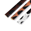 5M Flat Leopard Print PU Leather Double Fold Bias Tape LC-N006-03C-2