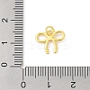 925 Sterling Silver Bowknot Charms with Jump Rings & 925 Stamp STER-P059-02A-G-3