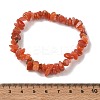 Natural South Red Agate Beaded Stretch Bracelets GG-CBADCD7-01-5