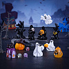 Halloween Opaque Resin Display Decoration DJEW-N004-02-2
