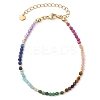 Chakra Theme Natural Mixed Gemstone Beaded Bracelets for Women BJEW-JB11342-2