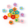 16Pcs 8 Colors Opaque Resin Pendants RESI-TA0002-56-2