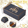 Pentagram Engraved Wooden Tarot Storage Boxes CON-WH0089-144B-2