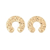 Brass Textured Horseshoe Chandelier Component Links KK-L223-013G-1