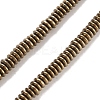 Electroplated Synthetic Non-magnetic Hematite Beads Strands G-P545-A01-01A-1