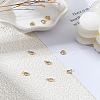10Pcs Brass Micro Pave Grade AAA Cubic Zirconia Charms ZIRC-LP0001-31G-1