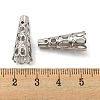 Non-Tarnish Hollow 304 Stainless Steel Bead Cone STAS-L273-02P-3