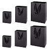 15Pcs 3 Sizes Rectangle Paper Gift Storage Tote Bags with Handle ABAG-TA0001-73B-1