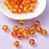 Resin Imitation Amber Beads RESI-YW0001-49-2