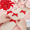 Bowknot Polyester Pins JEWB-WH0010-89A-3
