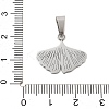 304 Stainless Steel Pendants STAS-F313-19P-3
