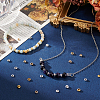 120Pcs 15 Styles Zinc Alloy Spacer Beads FIND-GA0004-65-5