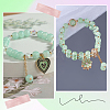 DIY Round Acrylic & Glass Beads Jewelry Making Findings Kits DIY-SP0003-01C-5