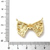 Real 18K Gold Plated Brass Micro Pave Cubic Zirconia Pendants KK-M281-01G-01-3