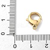 304 Stainless Steel Lobster Claw Clasps Ion Plating(IP) STAS-P423-06G-3